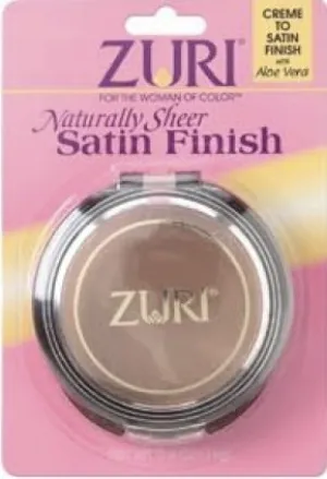 Zuri Naturally Sheer Satin Finish Pressed Powder - Sandstone